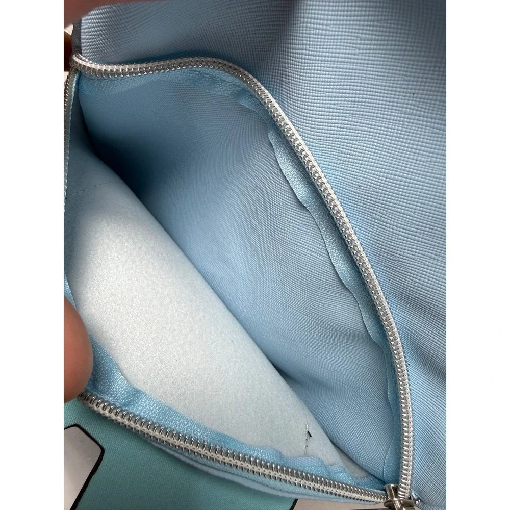 Bluey Kids Mini Backpack Light Blue Faux Leather Small Travel Bag 10x8